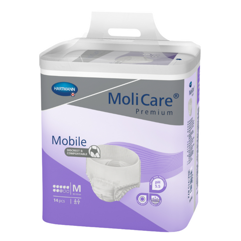 MoliCare Premium Mobile 8 Tropfen, Größe: M, Beutel 14 Stück