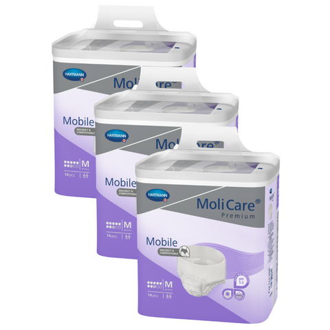 MoliCare Premium Mobile 8 Tropfen, Größe: M, Sparpaket (3 x 14 Stück)