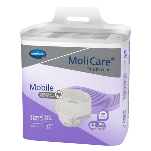 MoliCare Premium Mobile 8 Tropfen, Größe: XL, Beutel 14 Stück