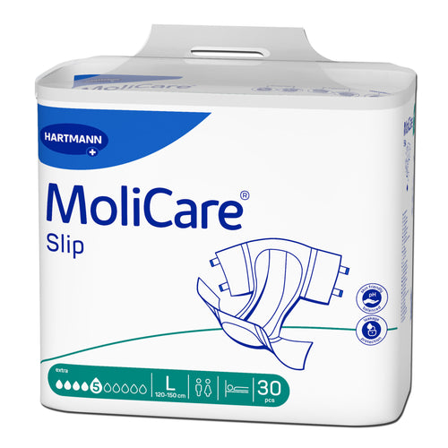 MoliCare Slip Extra 5 Tropfen, Größe: L, Beutel 30 Stück