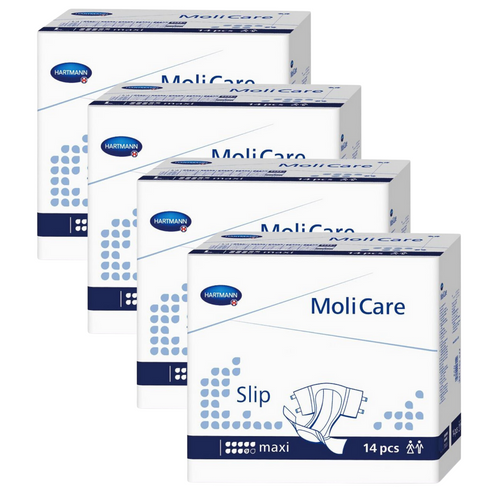 MoliCare Slip Maxi 9 Tropfen, Größe: M, Sparpaket (4 x 14 Stück)