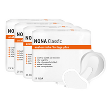 NONA Classic anatomische Vorlage Plus, Beutel 25 Stück