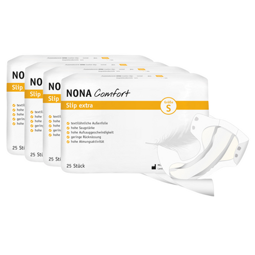 NONA Comfort Slip Extra Small, Sparpaket (4 x 25 Stück)