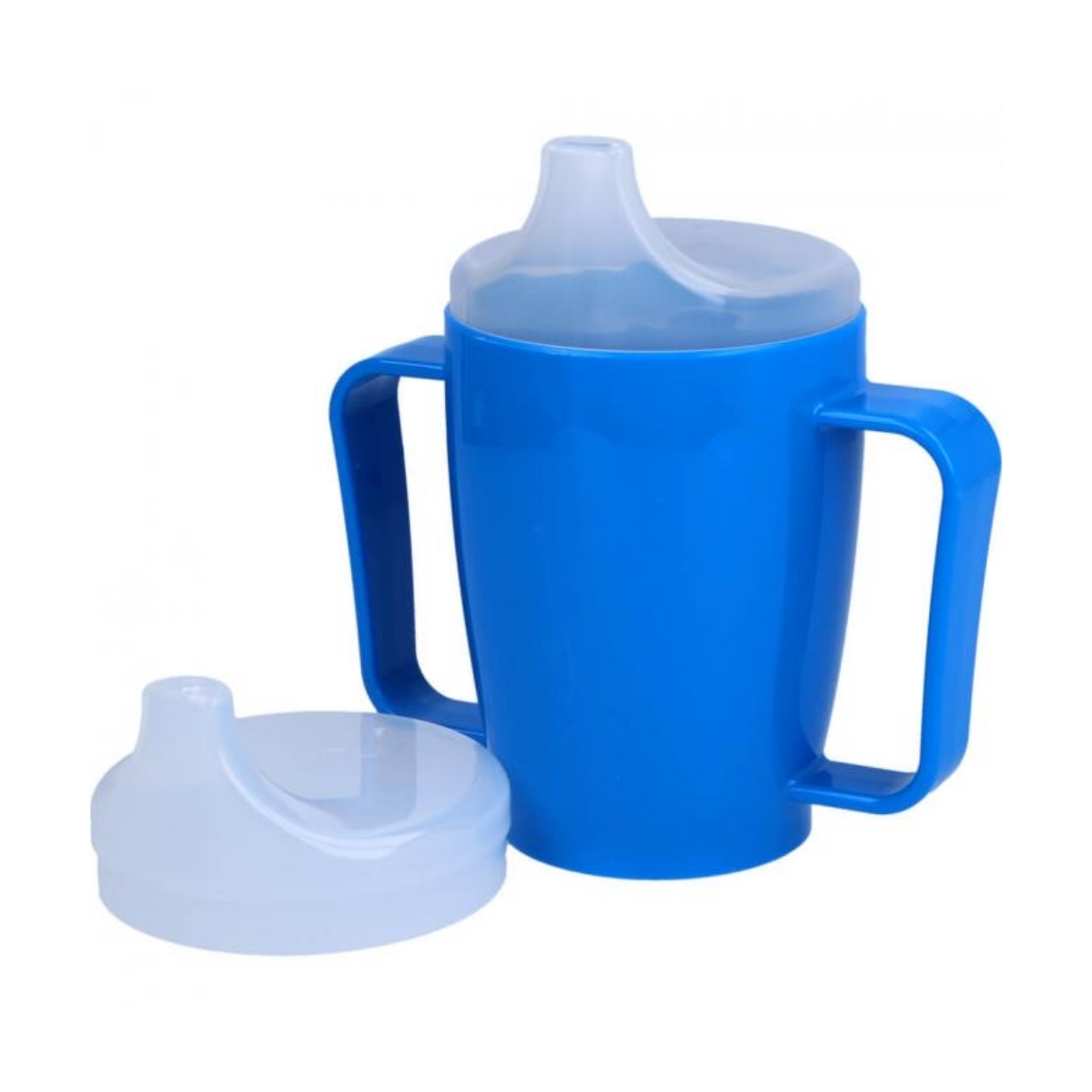 Schnabelbecher mit zwei Griffen, blau