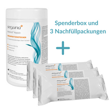 SEGUNA Medizid Rapid+, 150 Tücher plus 3 Nachfüllpackungen
