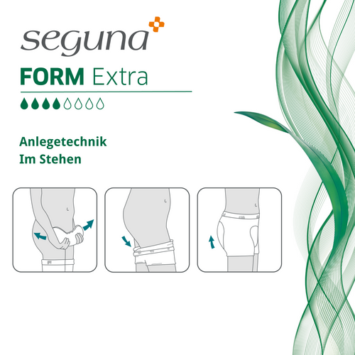 SEGUNA Form Extra, Anlegetechnik Stehen