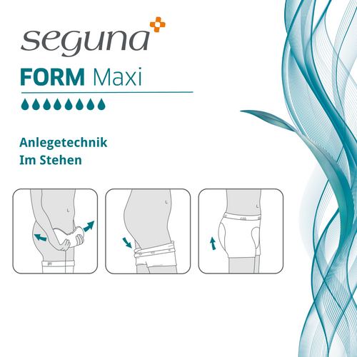 SEGUNA Form Maxi, Anlegetechnik Stehen