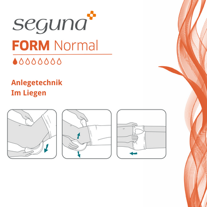 SEGUNA Form Normal, Anlegetechnik Liegen