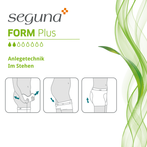 SEGUNA Form Plus, Anlegetechnik Stehen