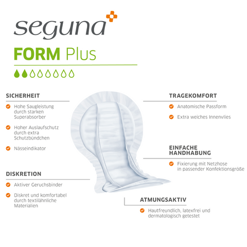 SEGUNA Form Plus, Eigenschaften