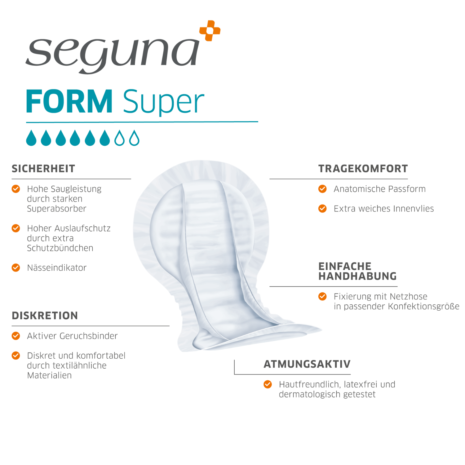 SEGUNA Form Super, Eigenschaften