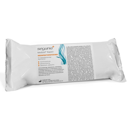 SEGUNA Medizid Rapid+, 150 Tücher plus 5 Nachfüllpackungen