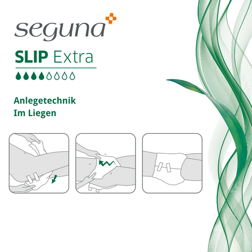 SEGUNA Slip Extra, Anlegetechnik Liegen