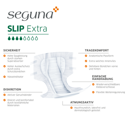 SEGUNA Slip Extra, Eigenschaften
