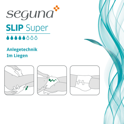 SEGUNA Slip Super, Anlegetechnik Liegen