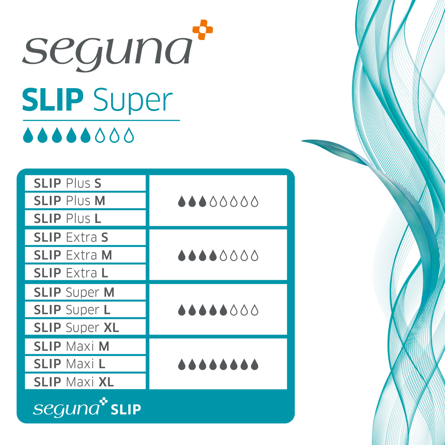 SEGUNA Slip Super, Saugleistung