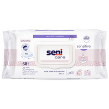 Seni Care Feuchtpflegetücher Sensitive, 68 Stück, Produktbild