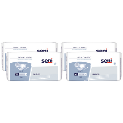 Seni Classic, Größe: XL, Sparpaket (4 x 30 Stück)