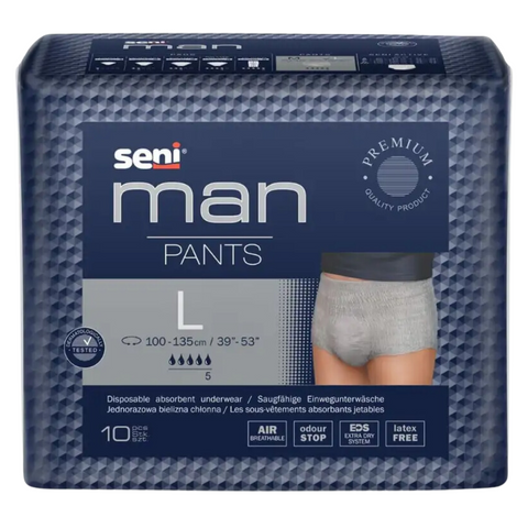 Seni Man Pants, Größe: L, Beutel 10 Stück