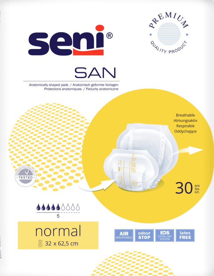 Seni San Normal, Beutel 30 Stück, Produktbild