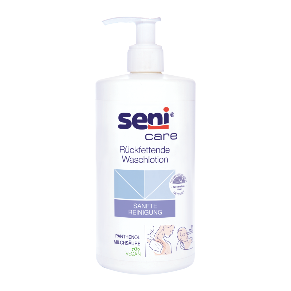 Seni Care rückfettende Waschlotion, 500 ml