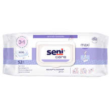 Seni Care maxi Feuchtpflegetücher, 52 Stück, Produktbild
