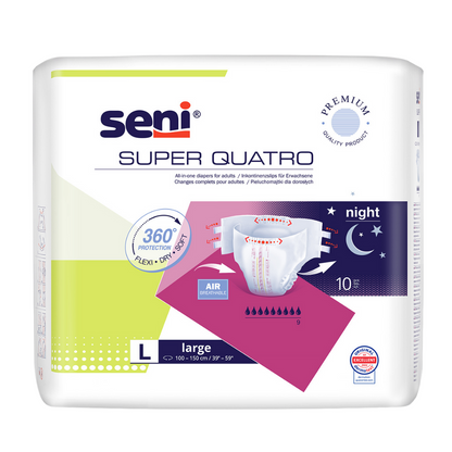 Seni Super Quatro, Größe: L, Beutel 10 Stück