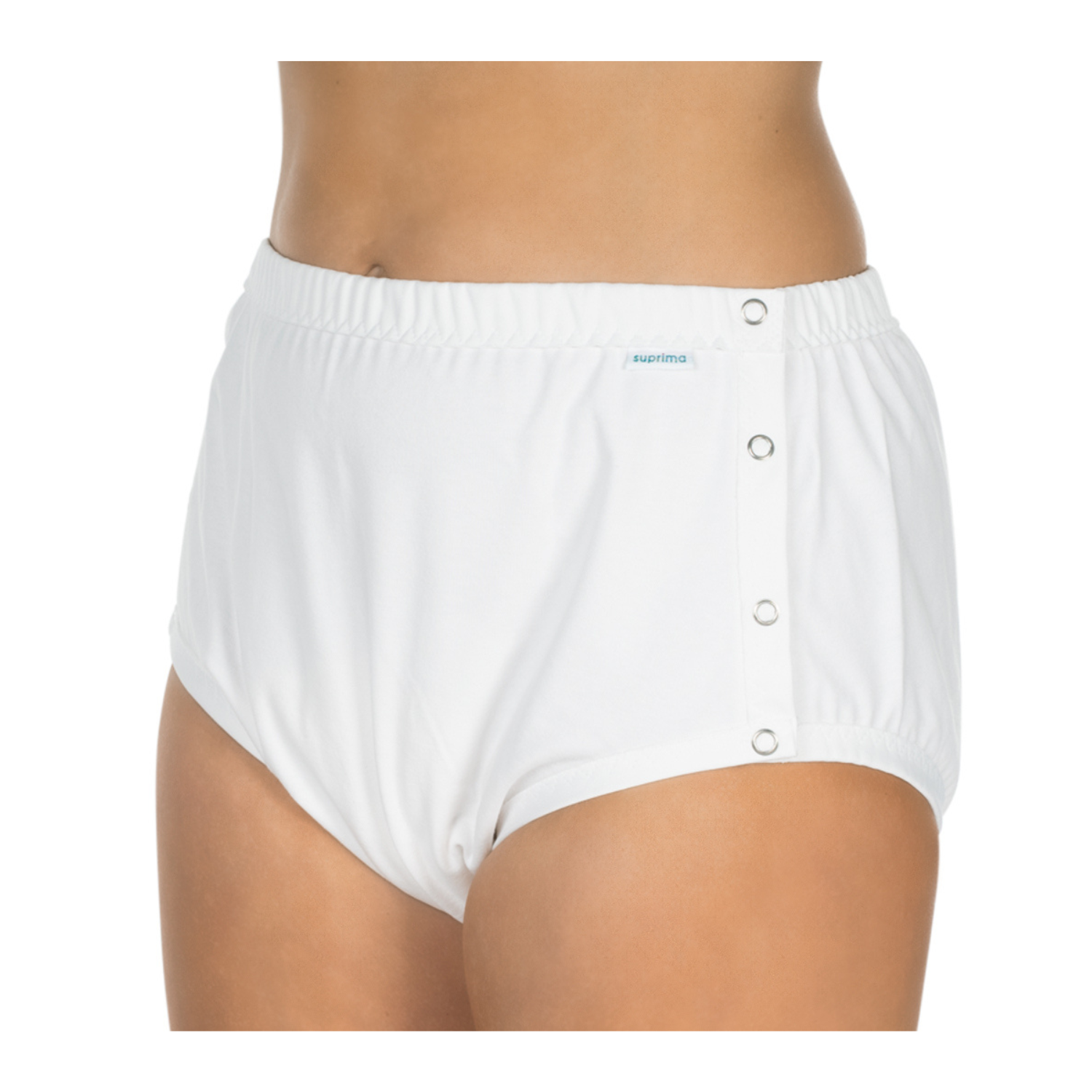 suprima Baumwoll/PU-Slip knöpfbar (1269), Sicherheitsslip