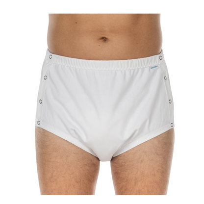 suprima Baumwoll/PU-Slip knöpfbar (1269), Sicherheitsslip Vorderansicht Mann
