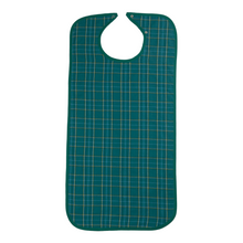 suprima Ess-Schürze Polyester karo grün (5577), Essschürze
