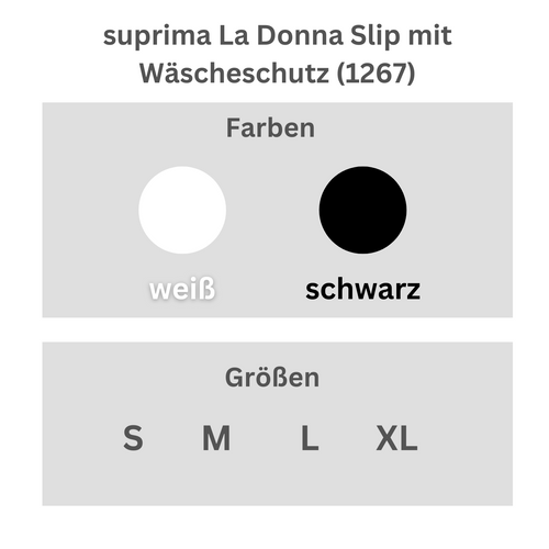 suprima La Donna Slip mit Wäscheschutz (1267), Sortiment
