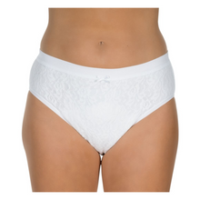 suprima La Donna Slip mit Wäscheschutz (1267), Sicherheitsslip Vorderansicht Weiß
