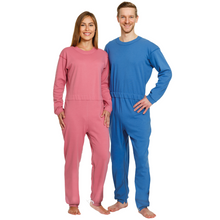 suprima Pflegeoverall lang (4671), Pflegeoverall, Rosa und Blau, Produktbild