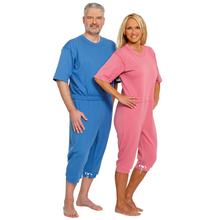 suprima Pflegeoverall kurz (4082), Pflegeoverall, Rosa und Blau, Produktbild
