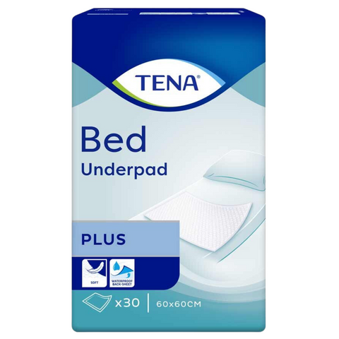 TENA Bed Plus, Größe: 60x60 cm , Beutel 30 Stück