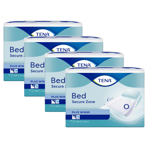 TENA Bed Plus Wings, Sparpaket (4 x 20 Stück)