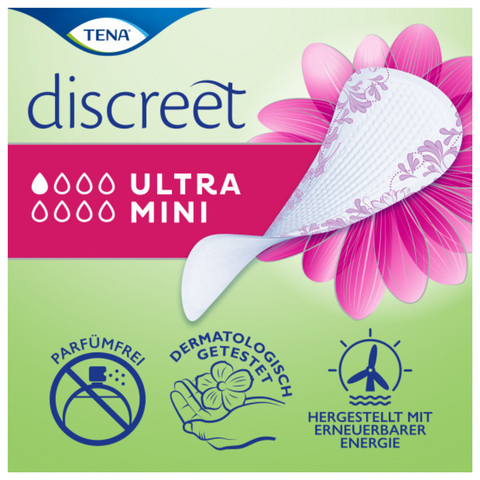 TENA Discreet Ultra Mini, Eigenschaften