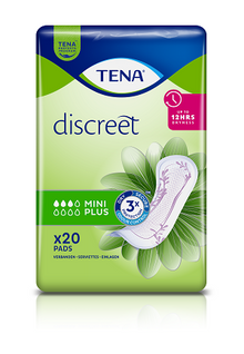 TENA Discreet Mini Plus, Beutel 20 Stück, Produktbild