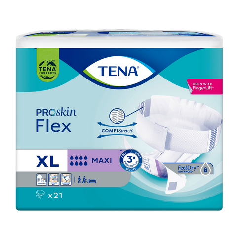 TENA Flex Maxi, Größe: XL, Beutel 21 Stück