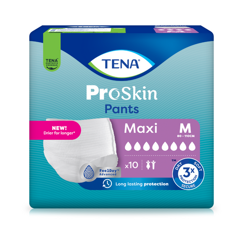 TENA Pro Skin Pants Maxi, Größe: M, Beutel 10 Stück