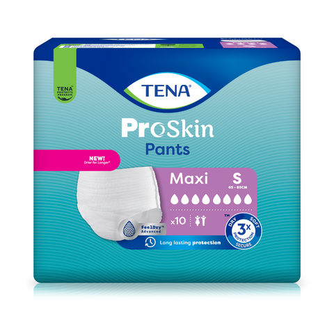 TENA Pro Skin Pants Maxi, Größe: S, Beutel 10 Stück