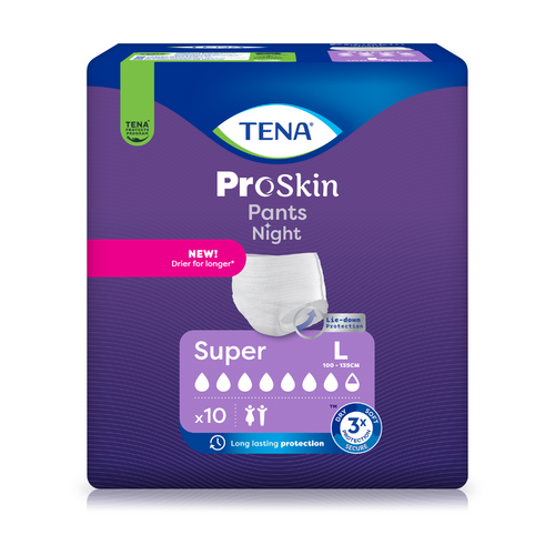 TENA Pants ProSkin Night Super, Größe: L, Beutel 10 Stück