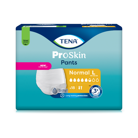 TENA Pro Skin Pants Normal, Größe: L, Sparpaket (4 x 18 Stück)