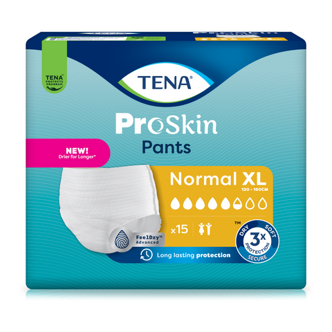 TENA Pro Skin Pants Normal, Größe: XL, Beutel 15 Stück