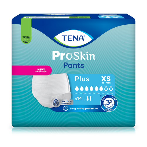 TENA Proskin Pants Plus, Größe: XS, Beutel 14 Stück 