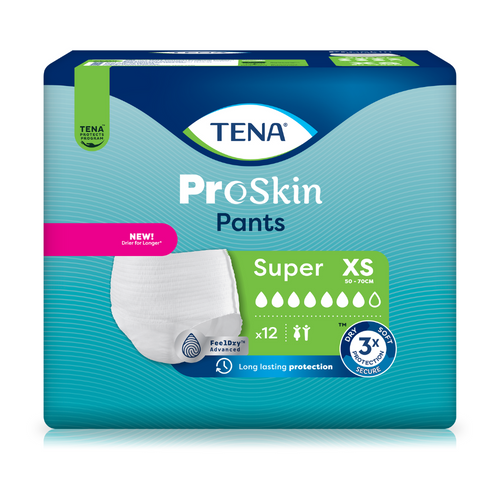 TENA Pro Skin Pants Super, Größe: XS, Beutel 12 Stück