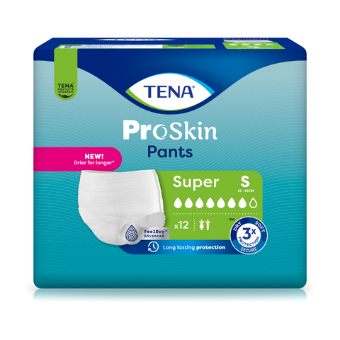 TENA Pro Skin Pants Super, Größe: S, Beutel 12 Stück