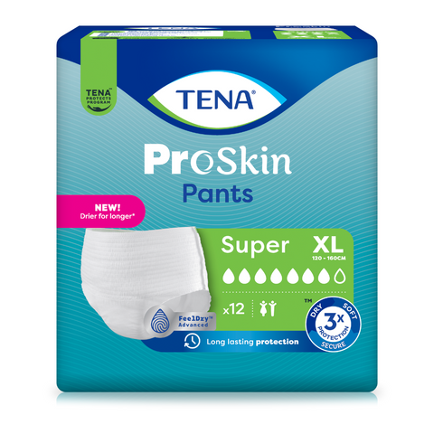 TENA Pro Skin Pants Super, Größe: XL, Beutel 12 Stück