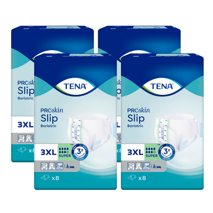 Tena Slip bariatric super Größe :3XL, Sparpaket (4x8 Stück)