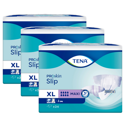 TENA Slip Maxi, Größe XL, Sparpaket (3 x 24 Stück)